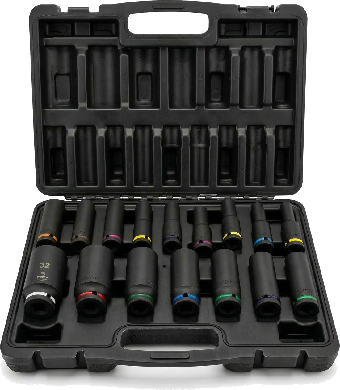 F-tools - 1/2" Impact Socket Set, 16 pcs