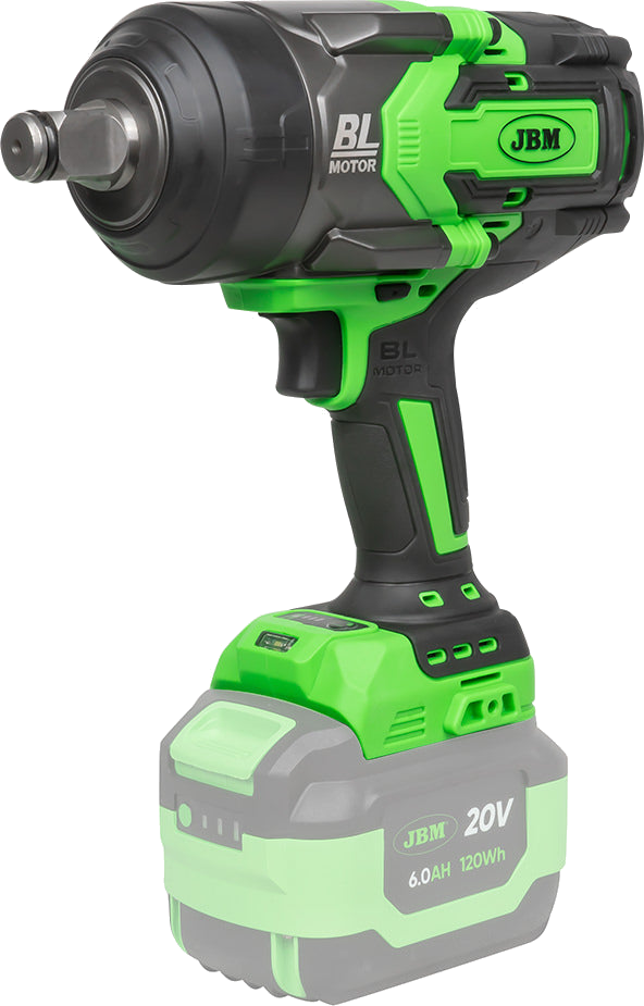 JBM Cordless Impact Wrench 3/4" 1800Nm Brushless