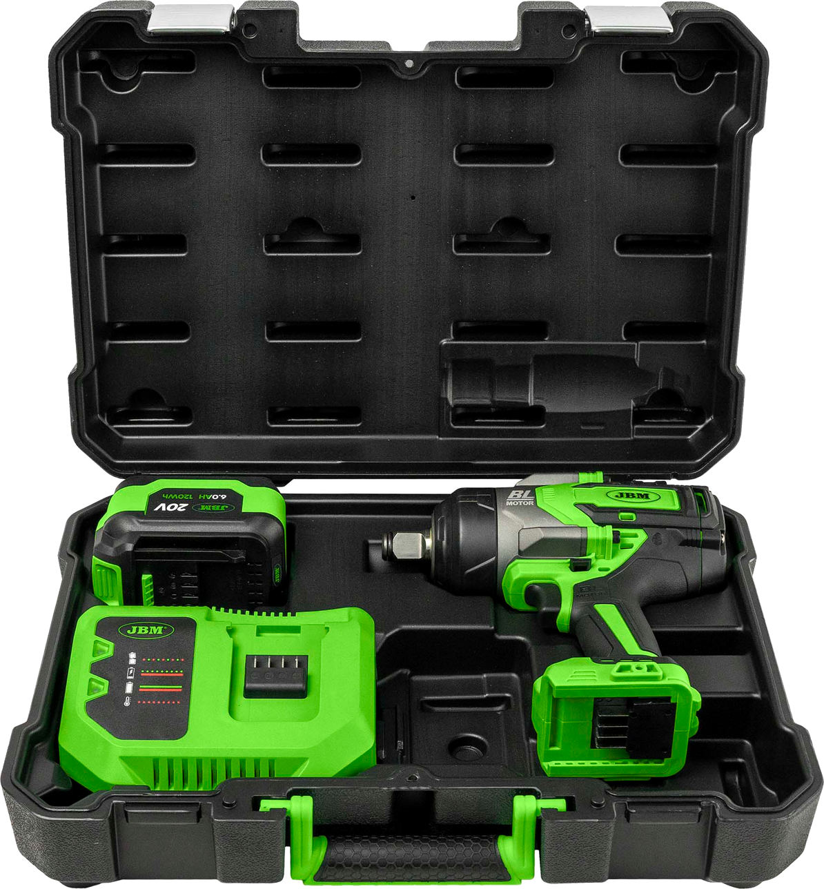 JBM Cordless Impact Wrench 3/4" 1800Nm with Case, Set