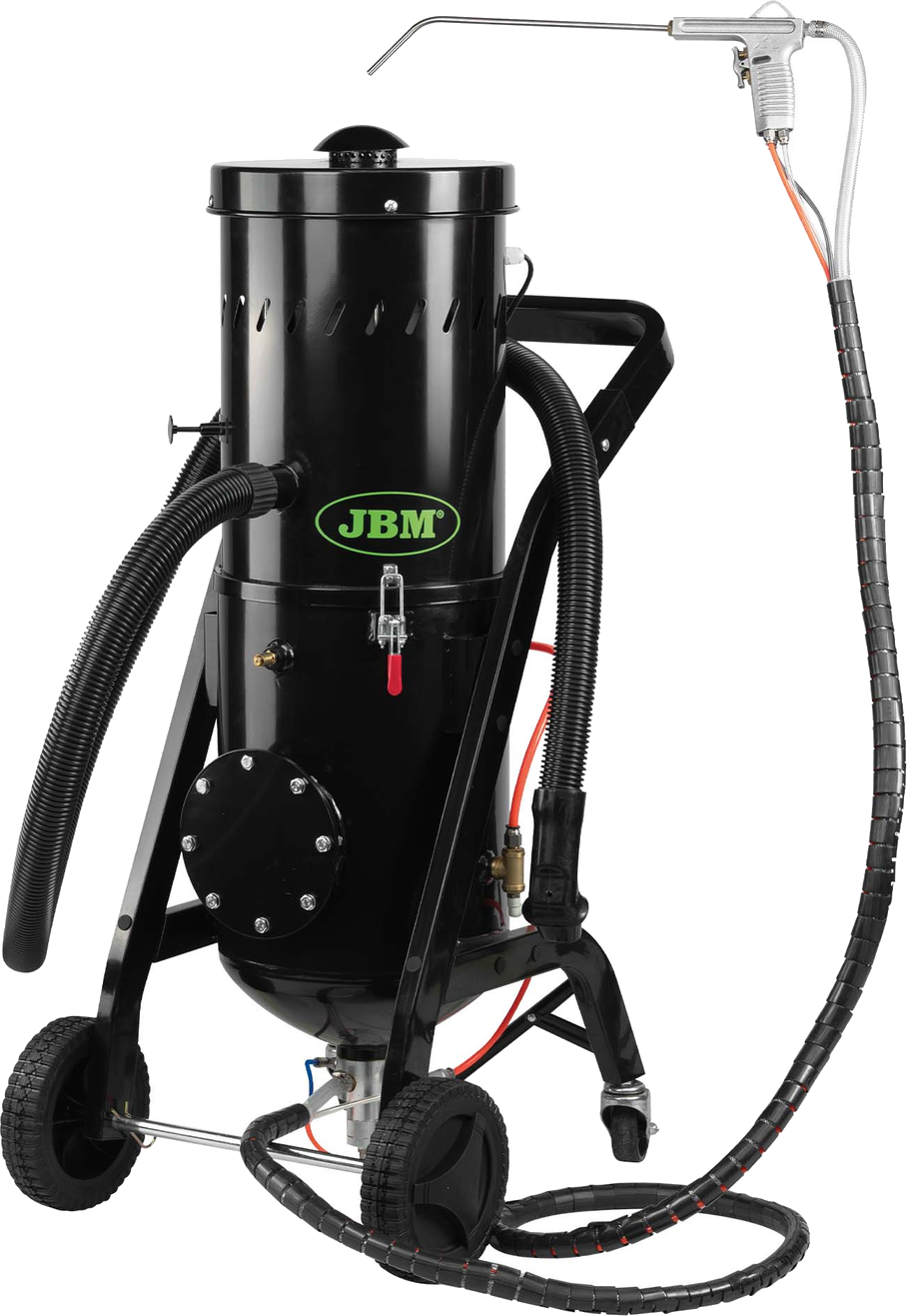 JBM Portable Intake System Cleaning Tank with Walnut Shell Abrasive 18L