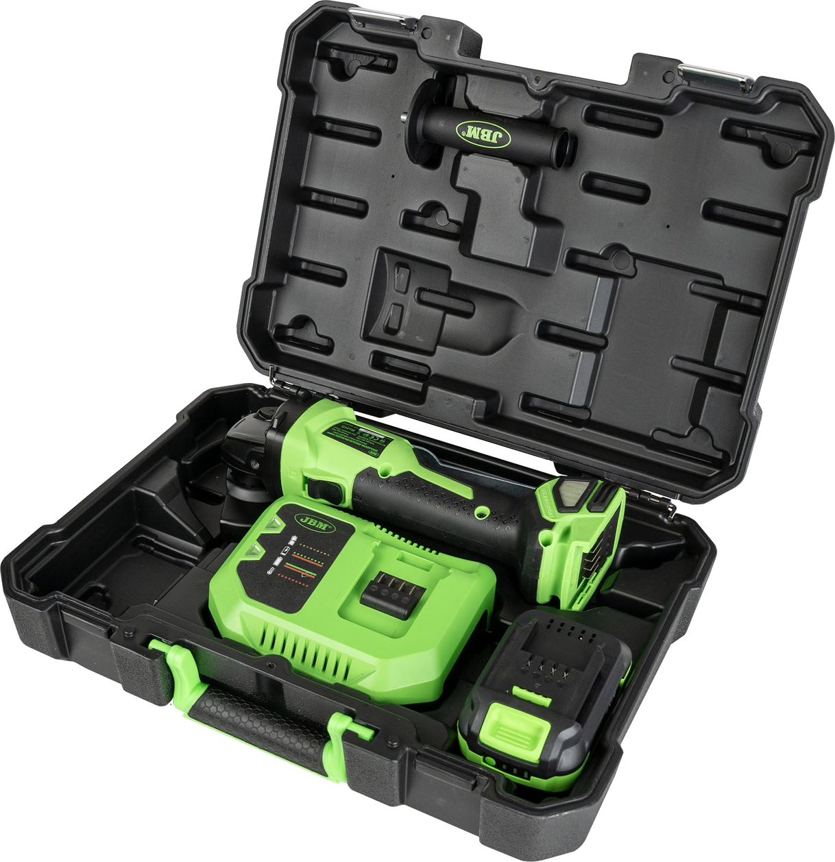 JBM Brushless Angle Grinder 115mm with Case, Set